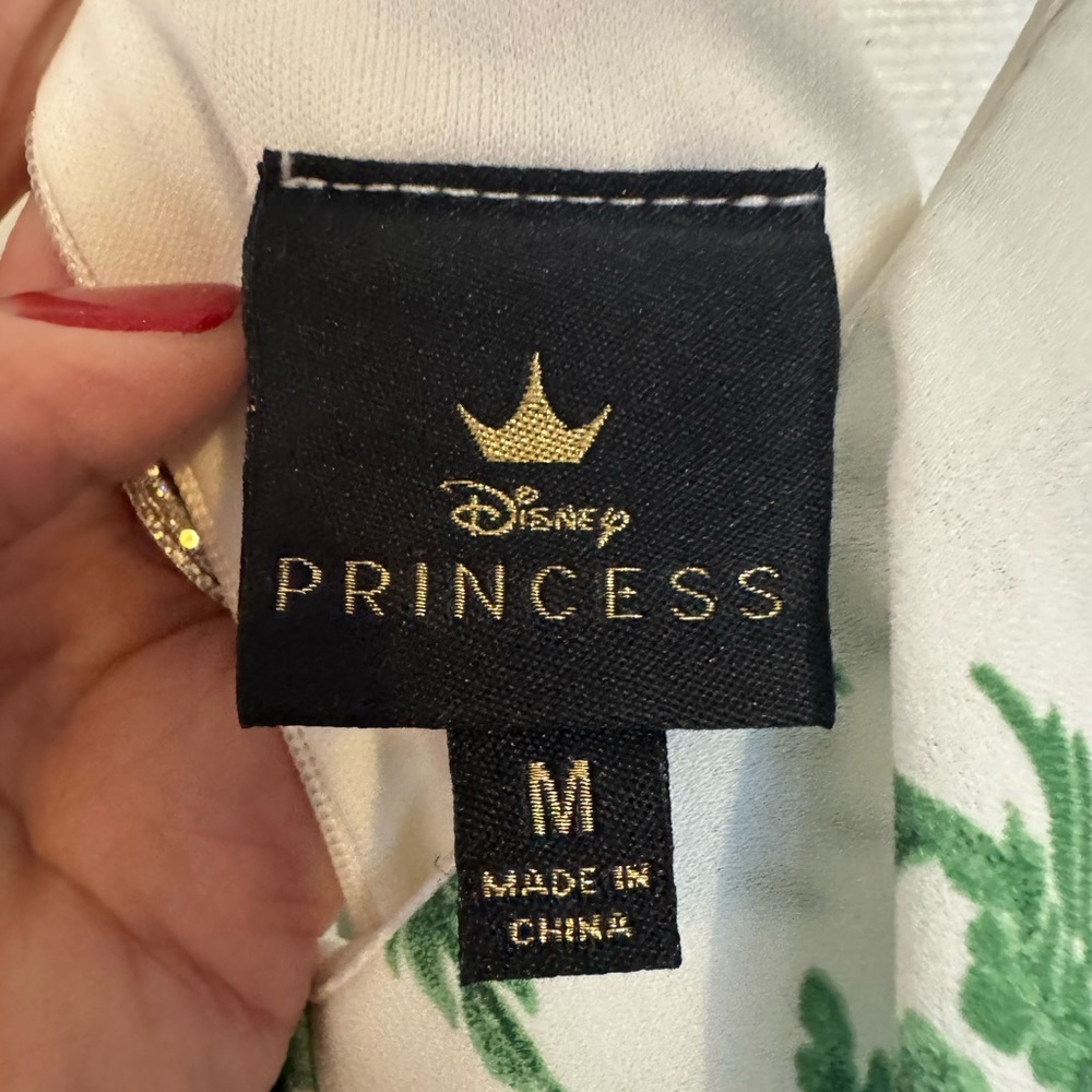 Disney Princess Maxi Dress Floral Ruffle Halter | Size Medium | Cottagecore - Picture 5 of 6